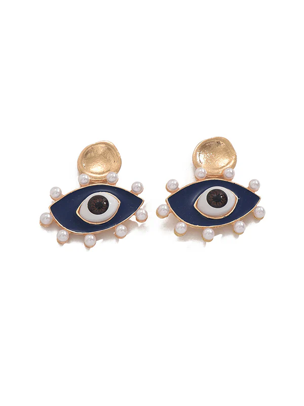 Eye Shape Geometric Earrings Accessories - Image 7