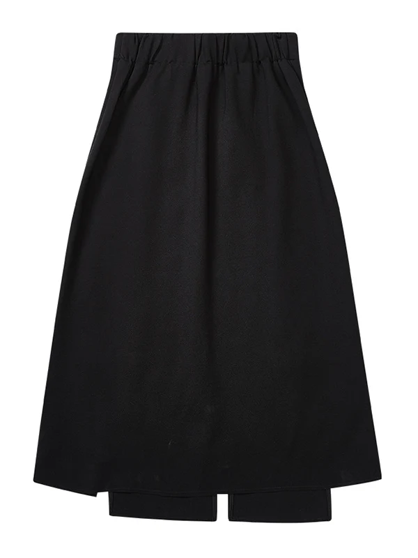 Fashion A-Line Irregularity Zipper Bodycon Skirts - Image 10