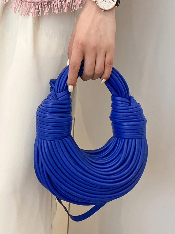 Fashion Solid Color Tasseled Bags Accessories - Image 16