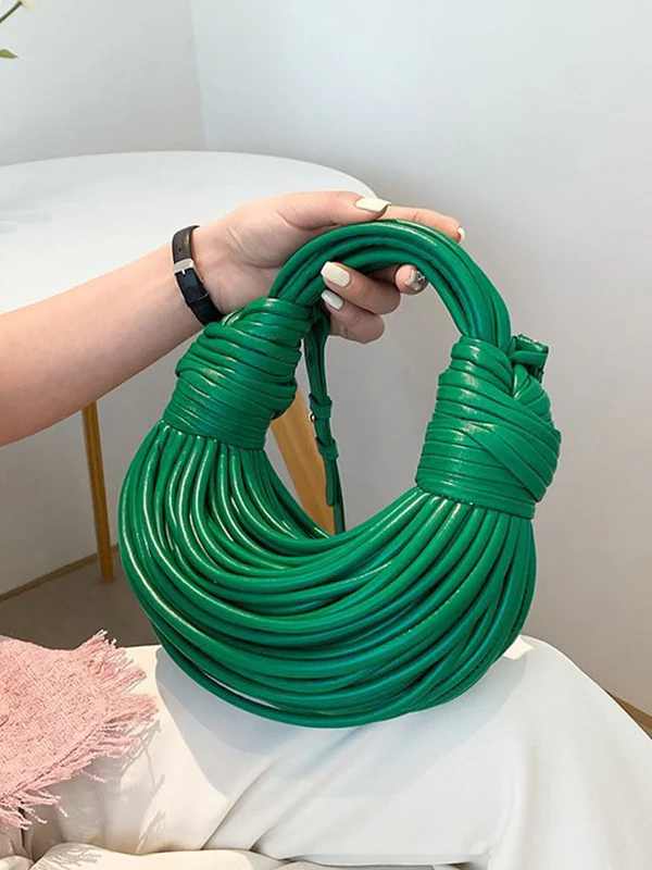 Fashion Solid Color Tasseled Bags Accessories - Image 17