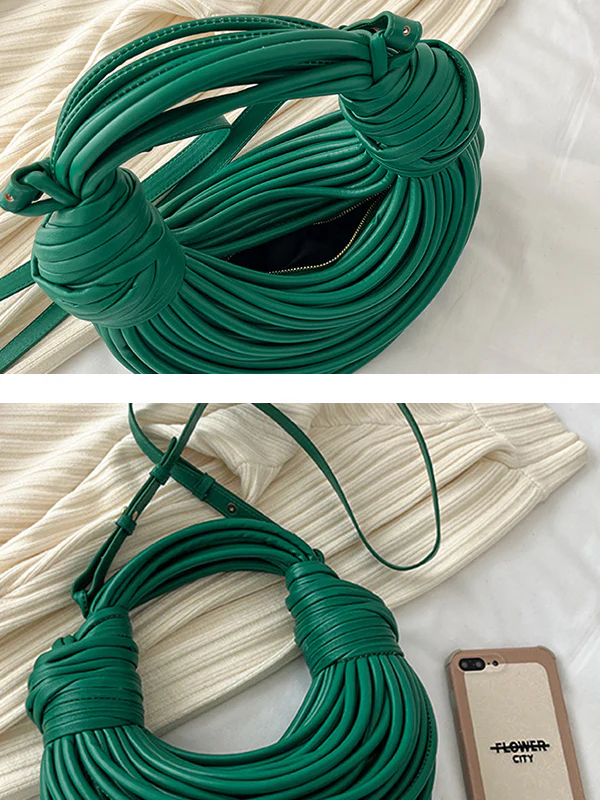 Fashion Solid Color Tasseled Bags Accessories - Image 30
