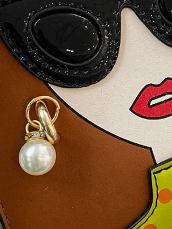 Figure Printed Split-Joint Bags Crossbody Bags Handbags - Image 12