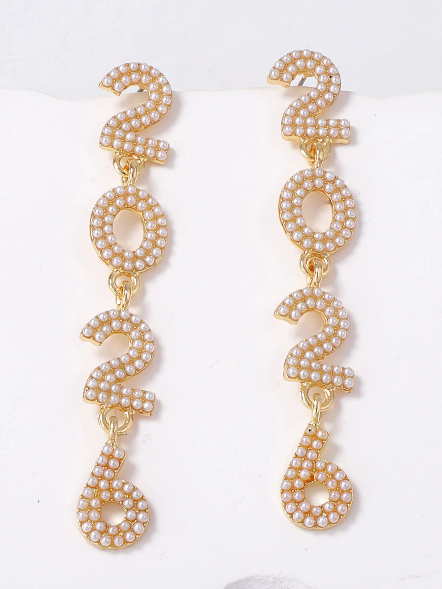 Figure Rhine Stones Shiny Earrings Accessories - Image 4