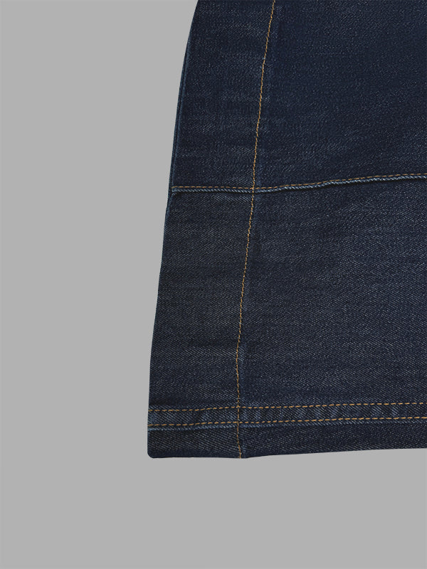 Flared High Waisted Split-Joint Jean Pants Bottoms - Image 11