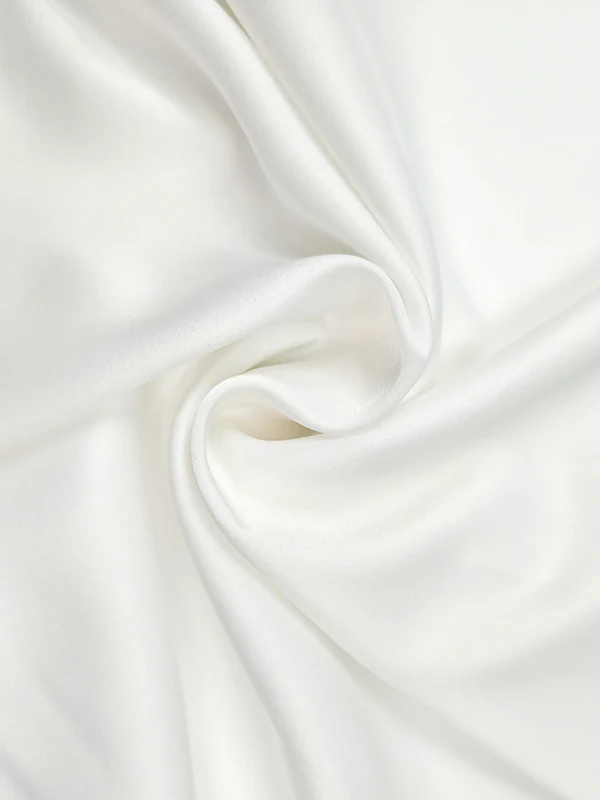 Flared Sleeves Long Sleeves Double Layered Elasticity Solid Color Tied V-Neck Blouses&Shirts Tops - Image 10