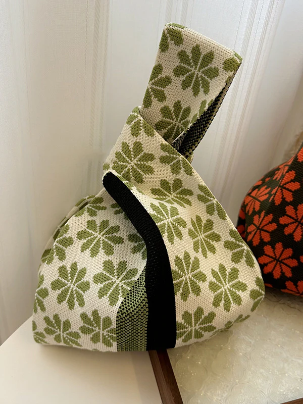 Floral Bags Accessories Woven Handbag - Image 7