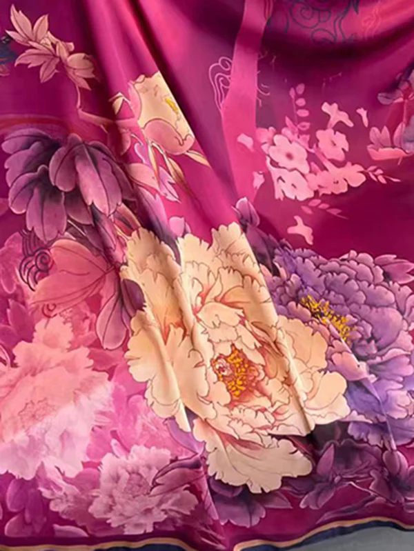 Floral Printed Headband Scarf - Image 3
