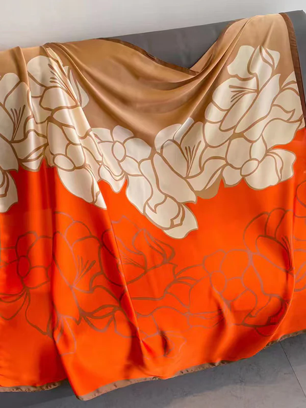 Floral Printed Headband Scarf - Image 2