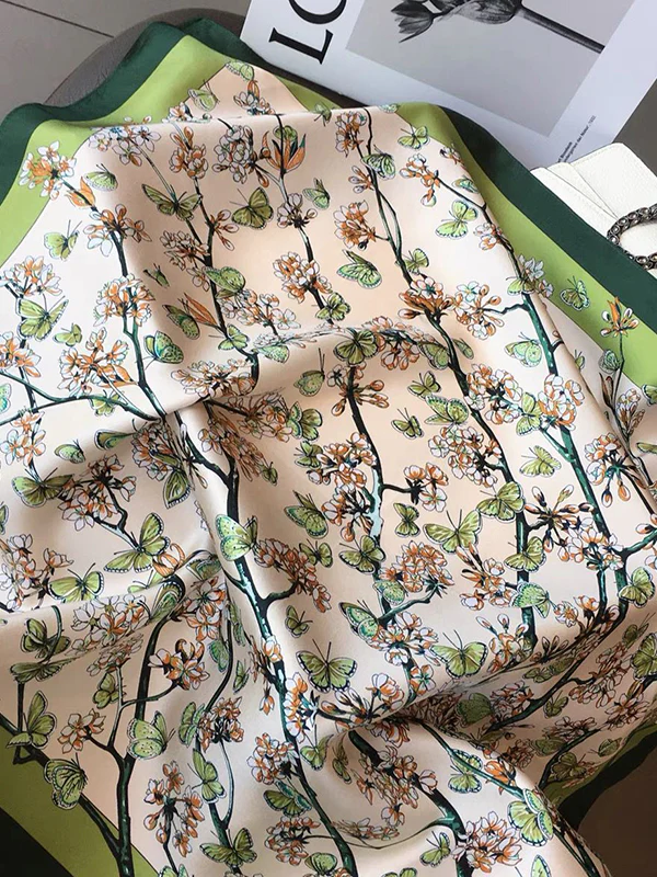 Floral Printed Shawl&Scarf - Image 4