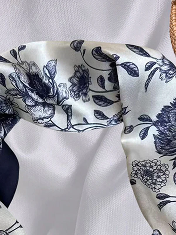 Floral Printed Split-Joint Shawl&Scarf - Image 2