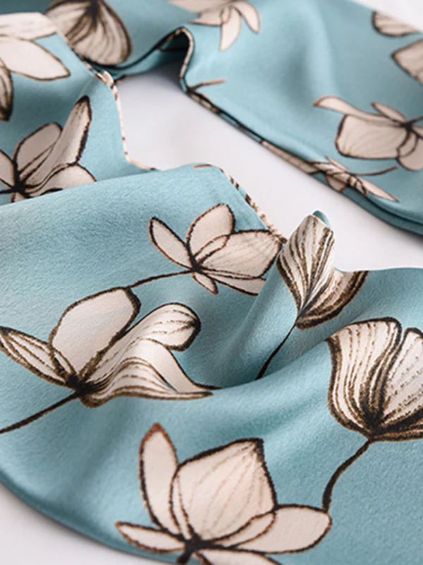 Floral Printed Sun Protection Shawl&Scarf - Image 4