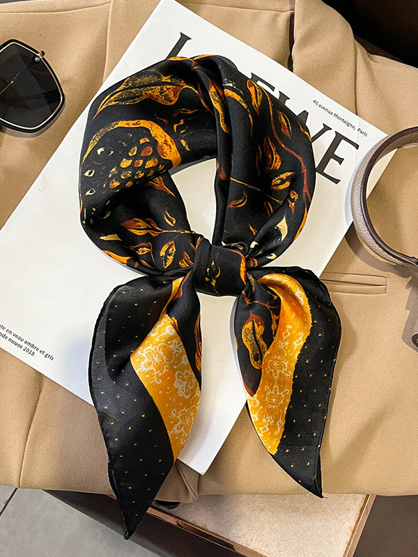 Floral Printed Vintage Shawl&Scarf - Image 3