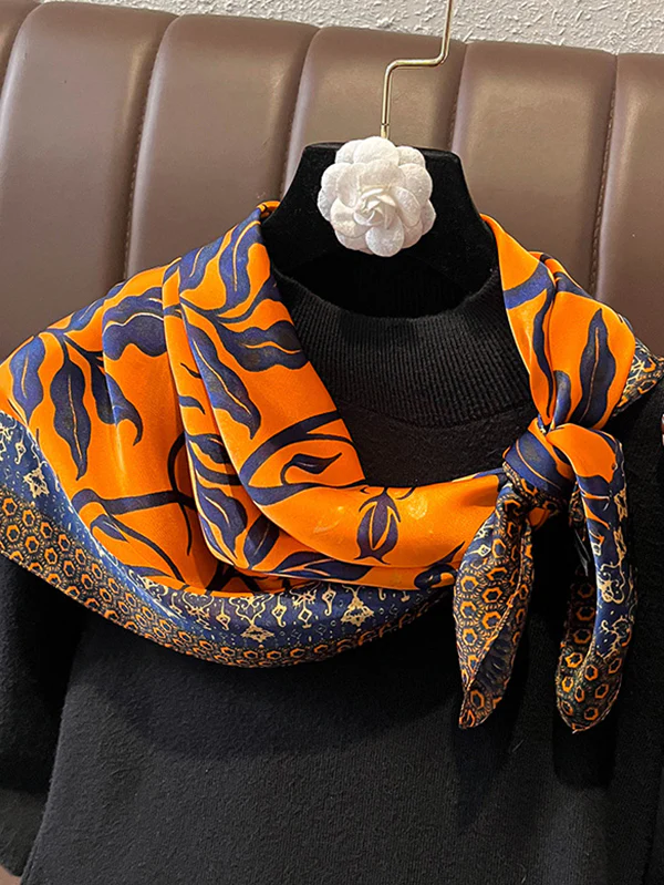 Floral Printed Vintage Shawl&Scarf - Image 5