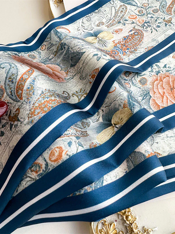 Flower Print Scarf - Image 3
