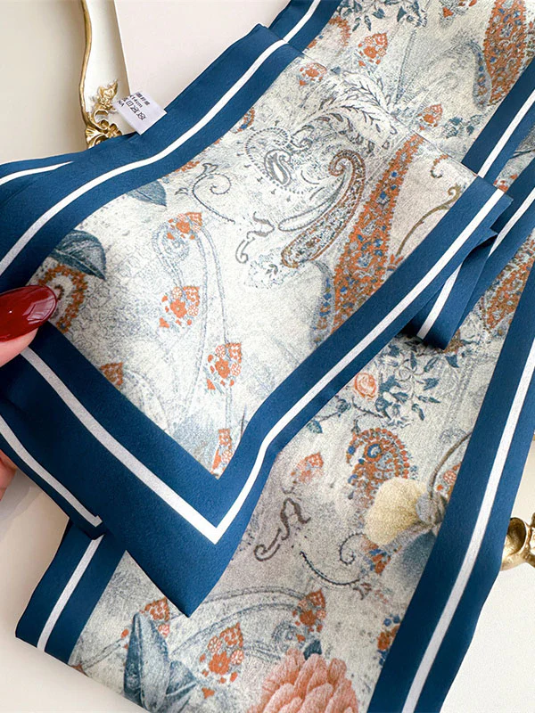 Flower Print Scarf - Image 4