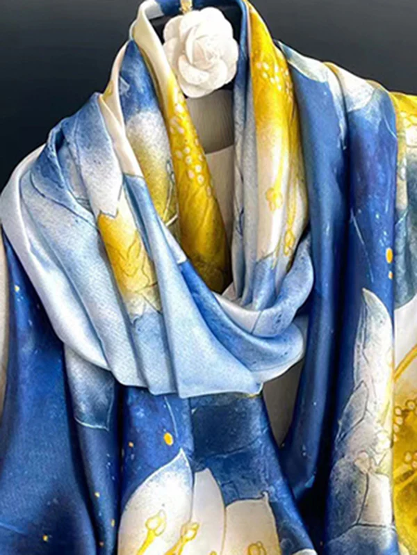Flower Print Shawl&Scarf - Image 2