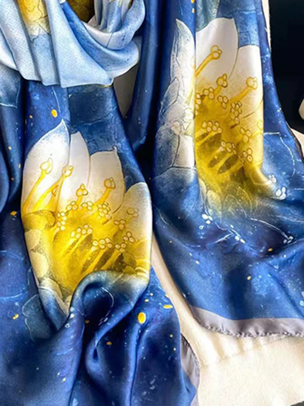 Flower Print Shawl&Scarf - Image 3