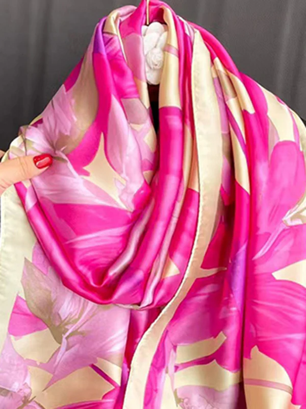 Flower Print Shawl&Scarf - Image 2