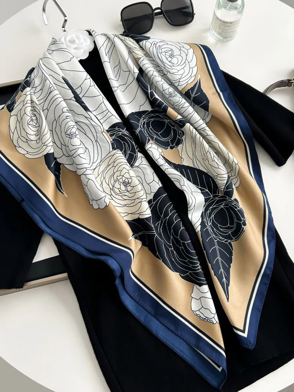 Flower Print Shawl&Scarf - Image 2