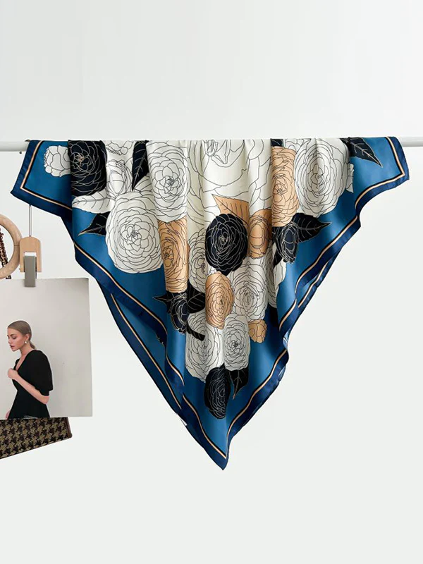 Flower Print Shawl&Scarf - Image 4