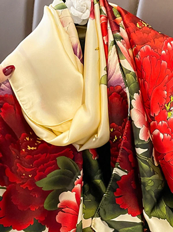Flower Print Shawl&Scarf - Image 2