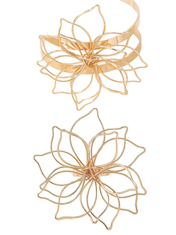 Flower Shape Bracelet Accessories + Rings Accessories - Image 5