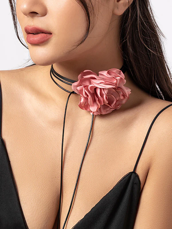 Flower Shape Dainty Necklace Necklaces Accessories - Image 5