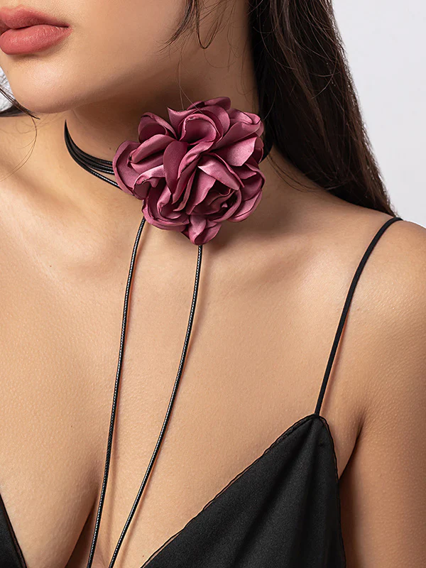 Flower Shape Dainty Necklace Necklaces Accessories - Image 6