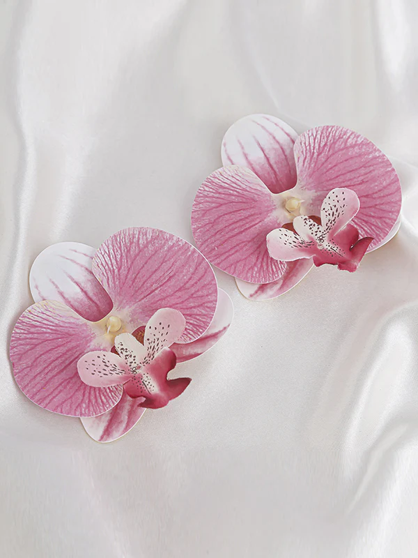 Flower Shape Drop Earrings - Image 12