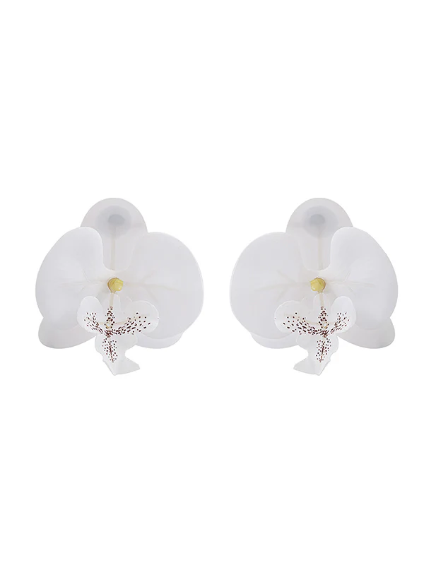 Flower Shape Drop Earrings - Image 15
