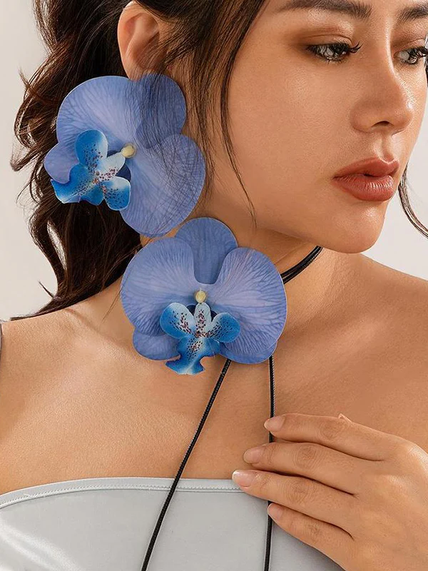 Flower Shape Drop Earrings - Image 6