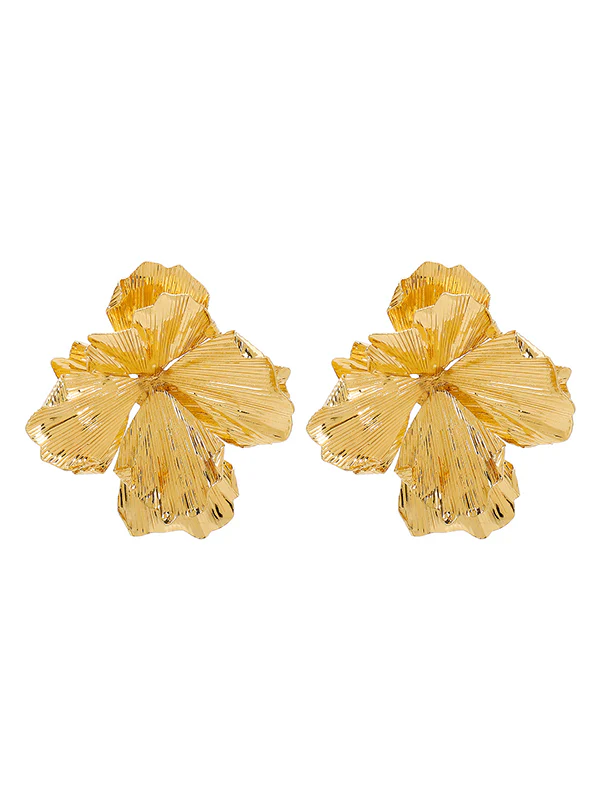 Flower Shape Drop Earrings - Image 7