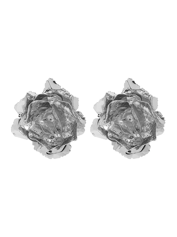 Flower Shape Drop Earrings - Image 6