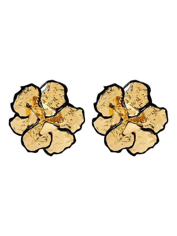 Flower Shape Drop Earrings - Image 6