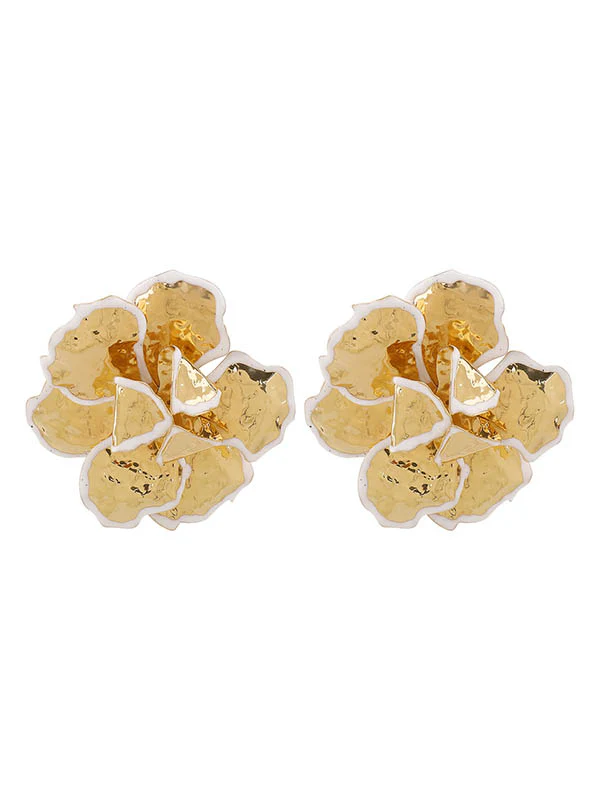 Flower Shape Drop Earrings - Image 7