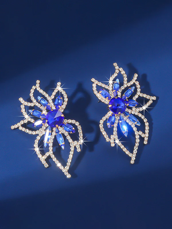 Flower Shape Drop Earrings - Image 10