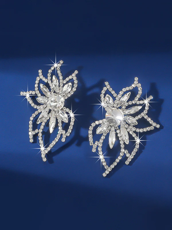 Flower Shape Drop Earrings - Image 12