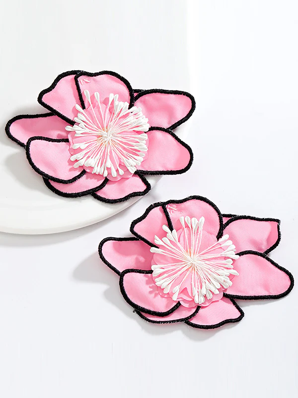 Flower Shape Drop Earrings - Image 10