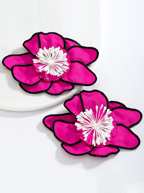 Flower Shape Drop Earrings - Image 8