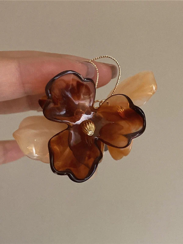 Flower Shape Eardrop Earrings Accessories - Image 4
