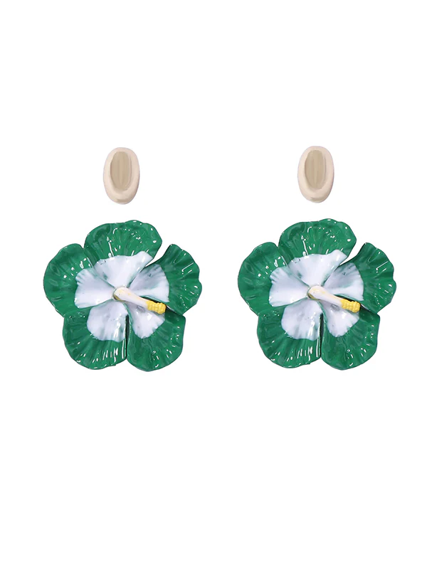 Flower Shape Earrings 3Pcs Accessories + Rings Accessories - Image 8