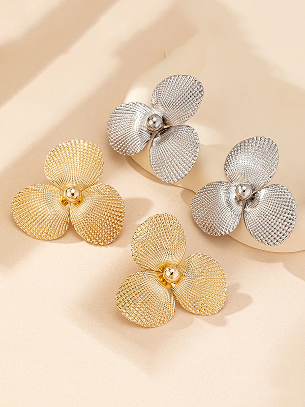 Flower Shape Earrings Accessories - Image 4