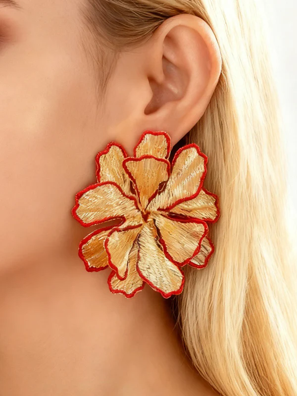Flower Shape Earrings Accessories - Image 2