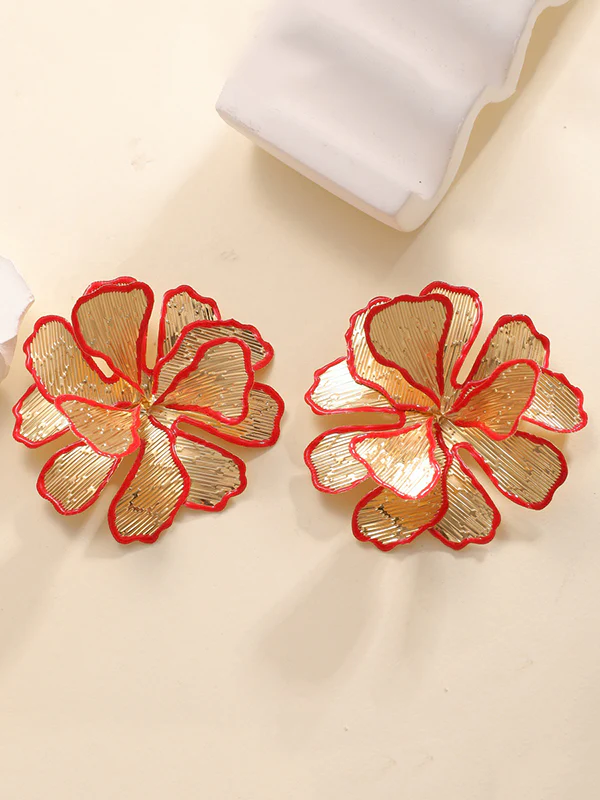 Flower Shape Earrings Accessories - Image 7