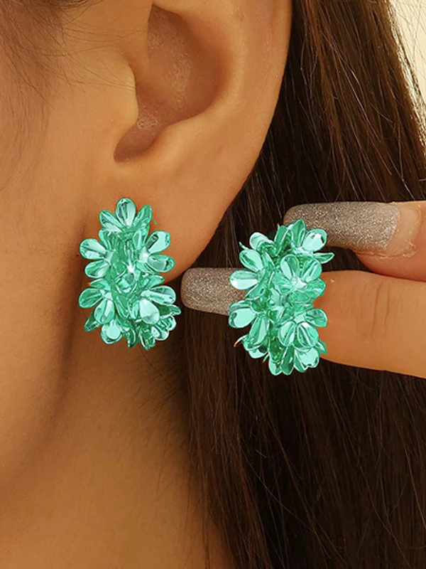 Flower Shape Earrings Accessories - Image 4