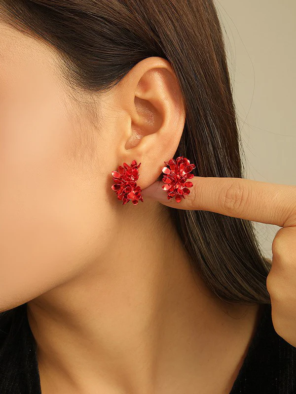 Flower Shape Earrings Accessories - Image 5