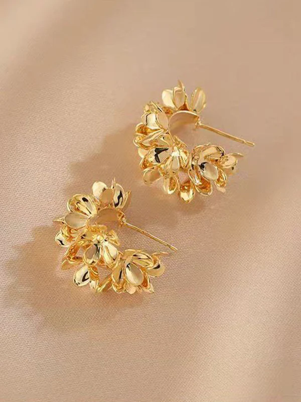 Flower Shape Earrings Accessories - Image 7