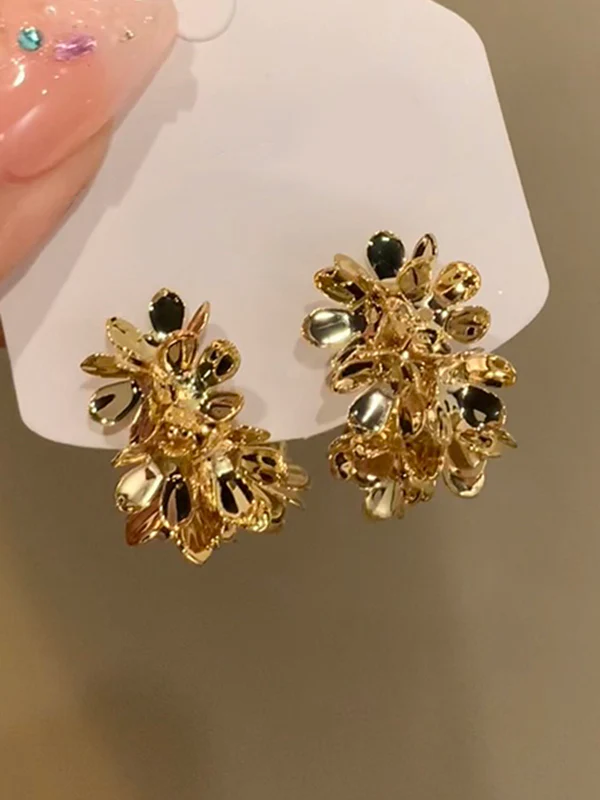 Flower Shape Earrings Accessories - Image 8