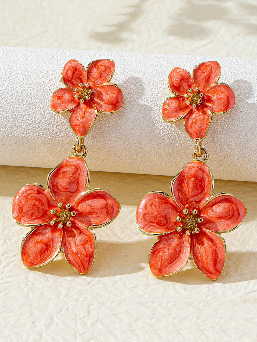 Flower Shape Earrings Accessories - Image 4