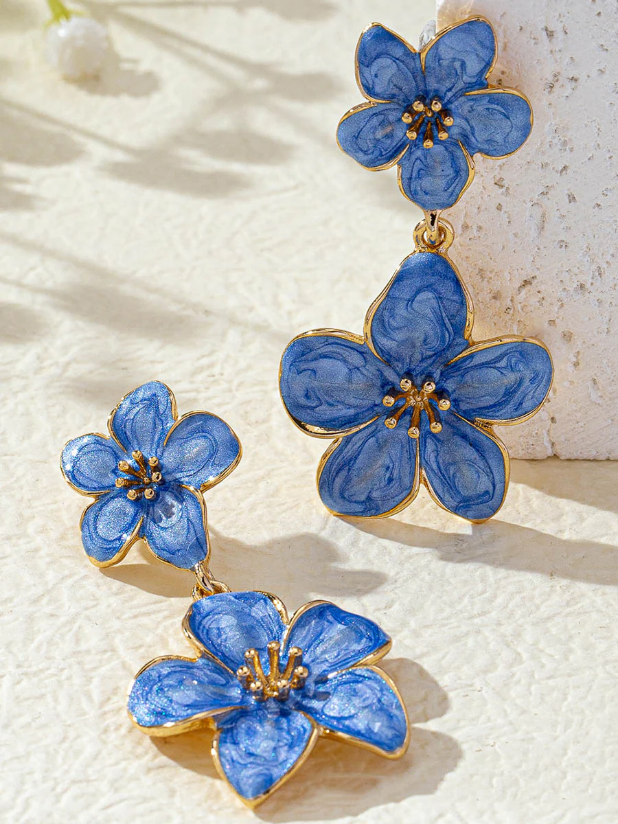 Flower Shape Earrings Accessories - Image 5